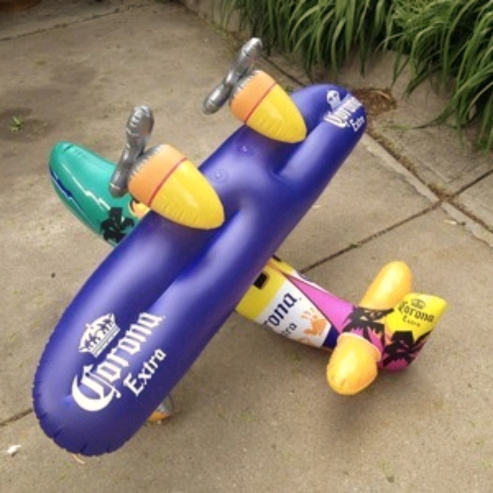 Corona inflatable airplane